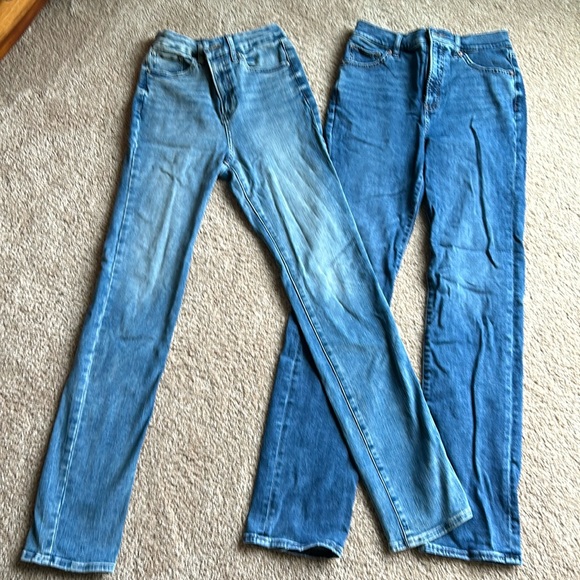 2 pairs 90s Slim Express jeans - Picture 1 of 4